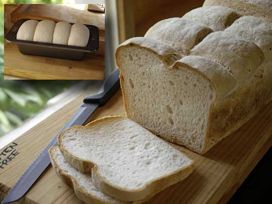 GF ploughmans loaf with insert